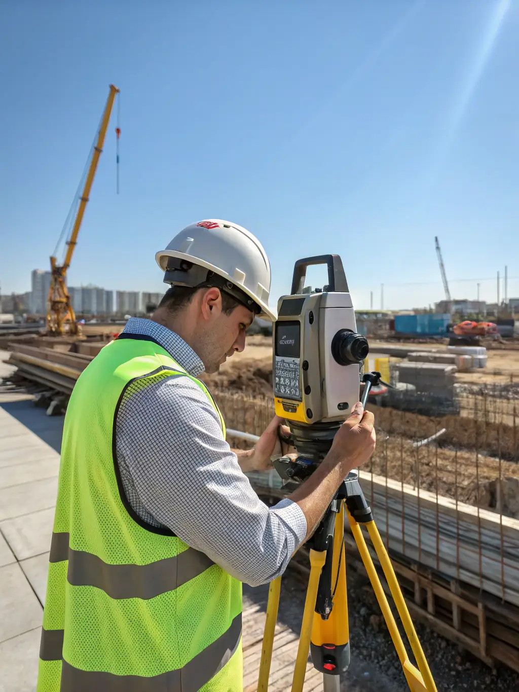 An image depicting a side-by-side comparison of traditional surveying methods versus 3D laser scanning, visually demonstrating the time and cost savings.